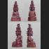 MINIATURE NAWAKOTE OLD 9FACE LERSRI HERMIT THAI AMULET LP THONGDUM BE2560