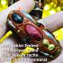 Takud Leklai Mix Watcharatad Lp Somporn Shield Life Brown 5cm Thai Amulet #16198