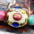 Bracelet Leklai Watcharatad Prevent Immortal Lp Somporn Stone Thai Amulet #16199 59TYPE BANGLE BEAD BALL COLORED