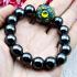 Bracelet Leklai Ball Somporn Magnetic Immortal Green Harmless Thai Amulet #16203