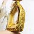 Blank Empty Frame Case Micron Gold Plated Khunpaen Small 3cm Thai Amulet #16208