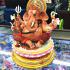 LARGE BRONZE STATUE GENESHA ELEPHANT GOD SUCCESSFUL AMULET THAI RICHLY LP KEY WAT SRILAMYOG 8 ARMS PAINT EDITION BE2555