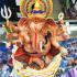 LARGE BRONZE STATUE GENESHA ELEPHANT GOD SUCCESSFUL AMULET THAI RICHLY LP KEY WAT SRILAMYOG 8 ARMS PAINT EDITION BE2555