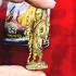 WALKING SAINT RICHLY GOD MONEY DEITY MINIATURE THAI AMULET LP BOUE BE2555