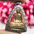 Meditation Monk Phrom Rakang Bell Code Be2553 Protection Money Thai Amulet 16247