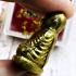 Miniature Brass Lp Ngern Watbangkan Smile Face Kongtoon Be2553 Thai Amulet 16257