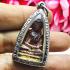 Leklai Naga Eye Crystal Healing Stone Buddha Red Powerful Luck Thai Amulet 16265
