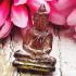 Leklai Naga Eye Crystal Healing Stone Buddha Red Powerful Luck Thai Amulet 16265