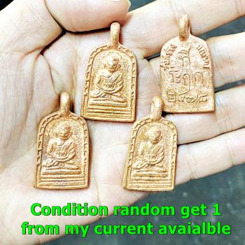 Rien Roon3 Jobyai Be2555 Lp Pai WatKampang Great Protect Life Thai Amulet #16281