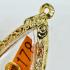 Empty Frame Blank Case 24k Gold Micron Triangle Nangpaya 3.5cm Thai Amulet 16310 Empty Frame Blank Case 24k Gold Micron Triangle Nangpaya 3.5cm Thai Amulet 16310