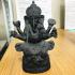 LARGE BUCHA PIKANET ELEPHANT DEITY GOD 4 HAND STATUE LEKLAI DUST LUCKY SUCCESSFUL FORTUNE LP SOMPORN