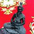 LARGE BUCHA LERSRI HERMIT STATUE LEKLAI POWDER ROBE LUCKY GOOD FORTUNE PREVEN BAD THING THAI AMULET LP SOMPORN