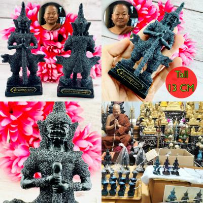 Wessuwan Statue Leklai Magic Ash Protect Lucky Fortune Somporn Thai Amulet 16318