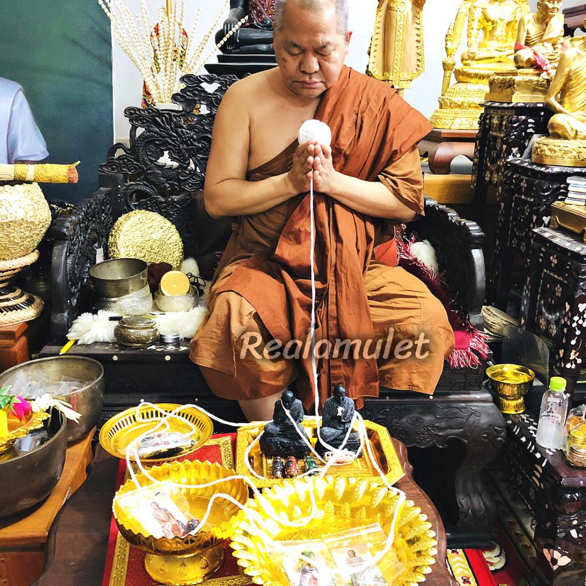 Large Buddha Statue Leklai Dust Meditation Soton Lucky Fortune Lp ...
