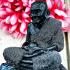 Large Statue Monk Tuad Leklai Ash Lucky Wealth Fortune Somporn Thai Amulet 16320
