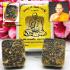 GAMBLING WIN FORTUNE BUDDHA CHICKEN RIDER ASHES THAI AMULET LP SIN BE2563 MIXED MATERIAL BEHIND GEMS