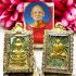 Somdej Yonyuk Be2535 Lp Pae Blessed Himself Rainbow Gold Cover Thai Amulet 16355