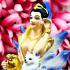 Beckon Lady Statue Nine 9 Tail Fox Kumiho Lp Neramit 9cm Blue Thai Amulet #16363