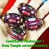 Takrut Leklai Harmless Wealth Crystal Somporn Crimson Pink 4cm Thai Amulet 16417