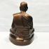 Large Bronze Monk Statue Meditation Lp Sod WatPakNam Be2550 Thai Amulet #16418