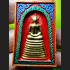 Somdej 108 Monk Mass Chant Watnok 9row Seat White Gold Be2553 Thai Amulet #16425