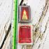 Somdej 108 Monk Mass Chant Watnok 9row Seat White Gold Be2553 Thai Amulet #16425