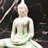 Large Buddha Bucha Soton Statue Marble Fiber Glass Mass Chant Thai Amulet #16439