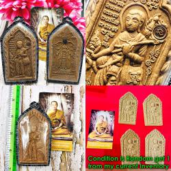 Large Sivali Wasp Earn Profit Money Flow Lp Jeed Be2552 Brown Thai Amulet #16452