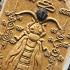 Large Sivali Wasp Earn Profit Money Flow Lp Jeed Be2552 Brown Thai Amulet #16452