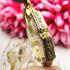 BLANK EMPTY METAL FRAME CASE THAI AMULET GOLD MICRON 24K DIAMOND GEM TURTLE 4.5CM