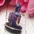 Ancient Buddha Leklai Naga Eye Healing Stone Purple Crystal Thai Amulet #16458
