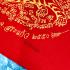 Red Cloth Flag Puseir Lersri Tiger Face Protect Kalong Be2550 Thai Amulet #16473
