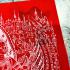 Red Cloth Flag Narai Garuda Wealth Money Rich Kalong Be2550 Thai Amulet #16474