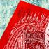 Red Cloth Flag Narai Garuda Wealth Money Rich Kalong Be2550 Thai Amulet #16474