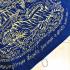 Flag Cloth Kalong Blue Be2550 Lersri Tiger Head Protect Guard Thai Amulet #16475