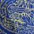 Flag Cloth Kalong Blue Be2550 Lersri Tiger Protection Guardian Thai Amulet 16475