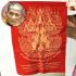 Red Flag Cloth Charm Hermit God 9face Phaluck Lp Kalong Be2556 Thai Amulet 16476