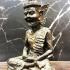 Bronze Statue Poosing Lersri Hemit Master Lucky Kalong Be2552 Thai Amulet #16481