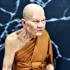 Lifelike Wax Fine Art Monk Statue Lp Moon Watbanjan Meditation Thai Amulet 16487