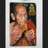 Lifelike Wax Fine Art Monk Statue Lp Moon Watbanjan Meditation Thai Amulet 16487