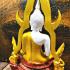 Large Buddha Fiberglass Statue Peaceful Deity Chinnaraj 30cm Thai Amulet #16492