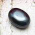 Naga Eye Leklai Lucky Stone Pendant Wealth Charm Black Oval Thai Amulet 16508