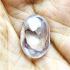 Naga Eye Leklai Lucky Stone Pendant Wealth Protect Clear Oval Thai Amulet #16511