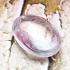Naga Eye Leklai Lucky Stone Pendant Wealth Protect Clear Oval Thai Amulet #16511