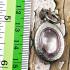 Naga Eye Leklai Lucky Stone Pendant Wealth Protect Clear Oval Thai Amulet #16511
