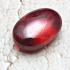 Naga Eye Leklai Lucky Stone Pendant Wealth Fortune Red Oval Thai Amulet #16515