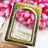 BLANK EMPTY ACRYLIC FRAME CASE THAI AMULET 2IN1 LIMPID GOLD SOMDEJ 4.5CM