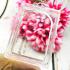 BLANK EMPTY ACRYLIC FRAME CASE THAI AMULET 2IN1 LIMPID GOLD SOMDEJ 4.5CM