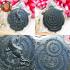 WATERPROOF MEDAL TIGER CUT HEAD COMMAND MIND LEADER THAI AMULET LP CHANAI