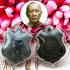 Waterproof Flying Tiger Large Wing Survival Lp Chanai Black Thai Amulet #16562